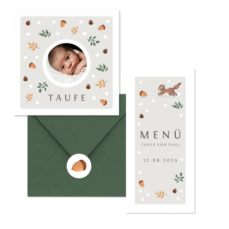 Taufe - Herbstlook