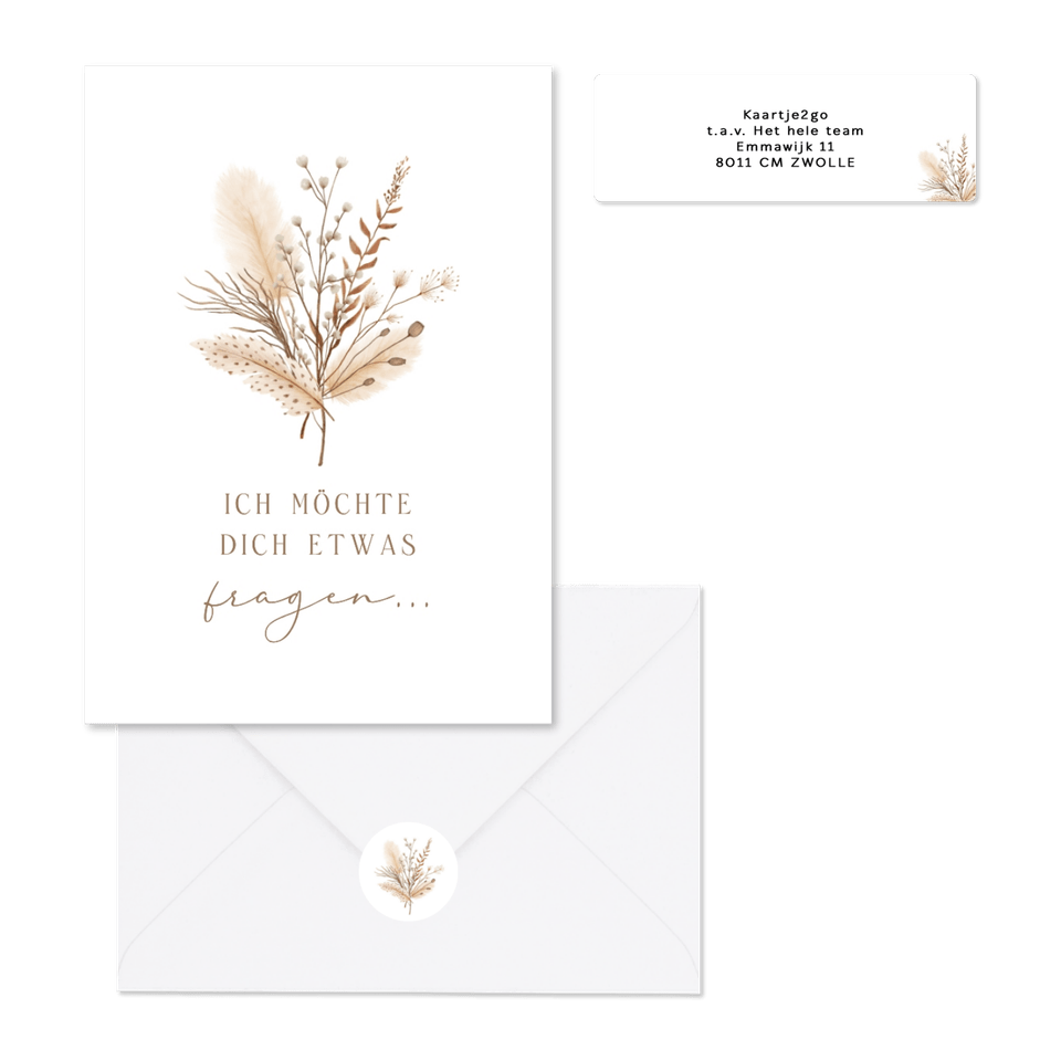 Hochzeit - Bohemien Trockenzweige Strauß